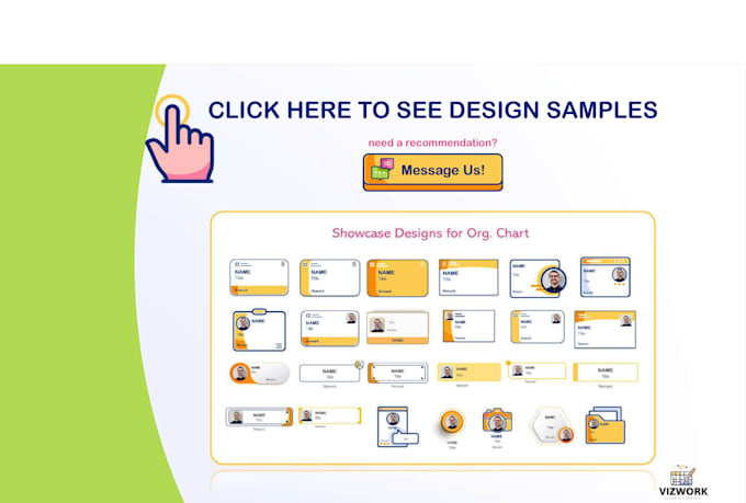 create a beautiful custom organizational chart for you